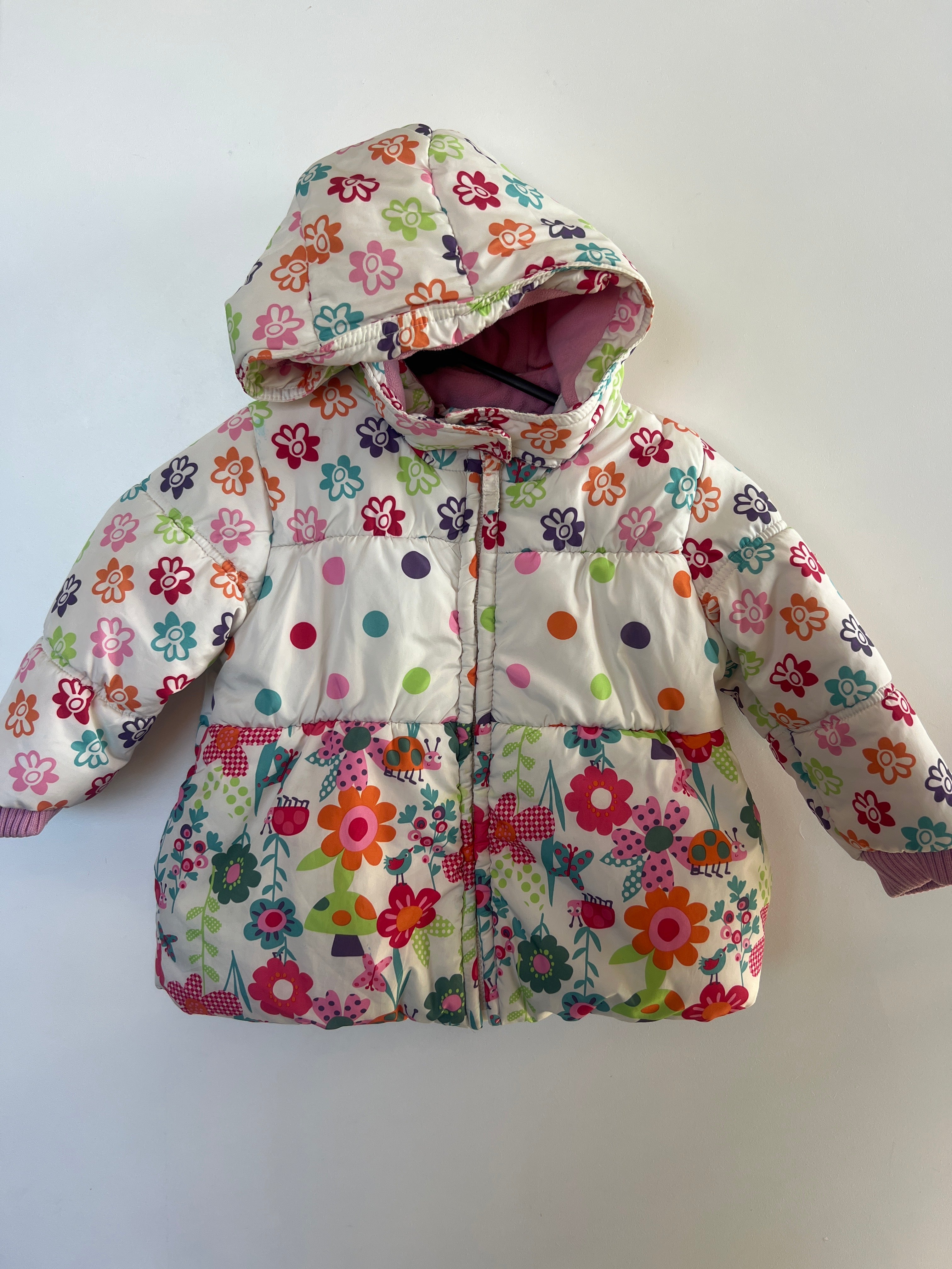 Next (2-3 years) Fleece Lined Thick Puffer Jacket
