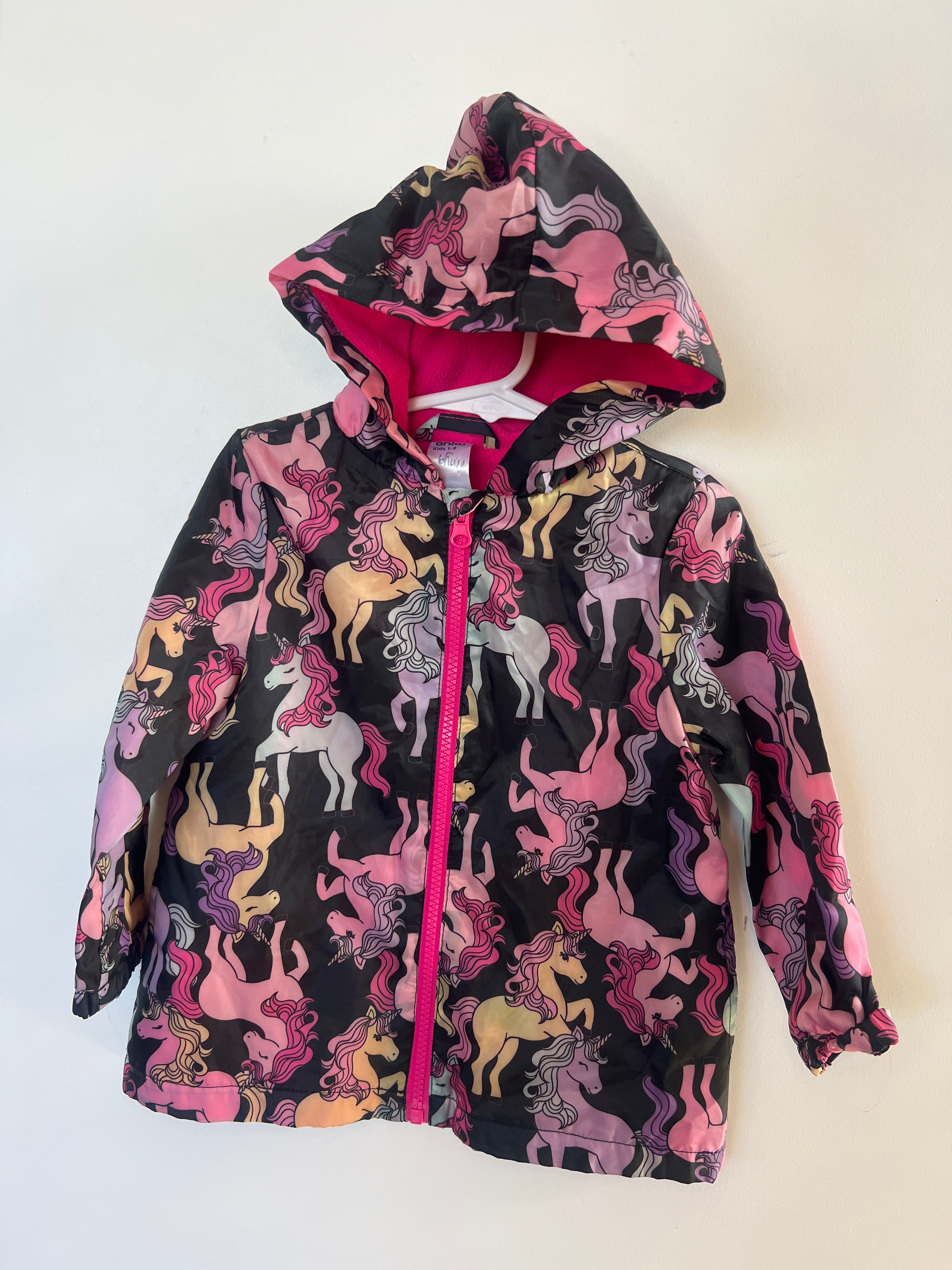 Anko (2 Years) Fleece Lined Unicorn Jacket