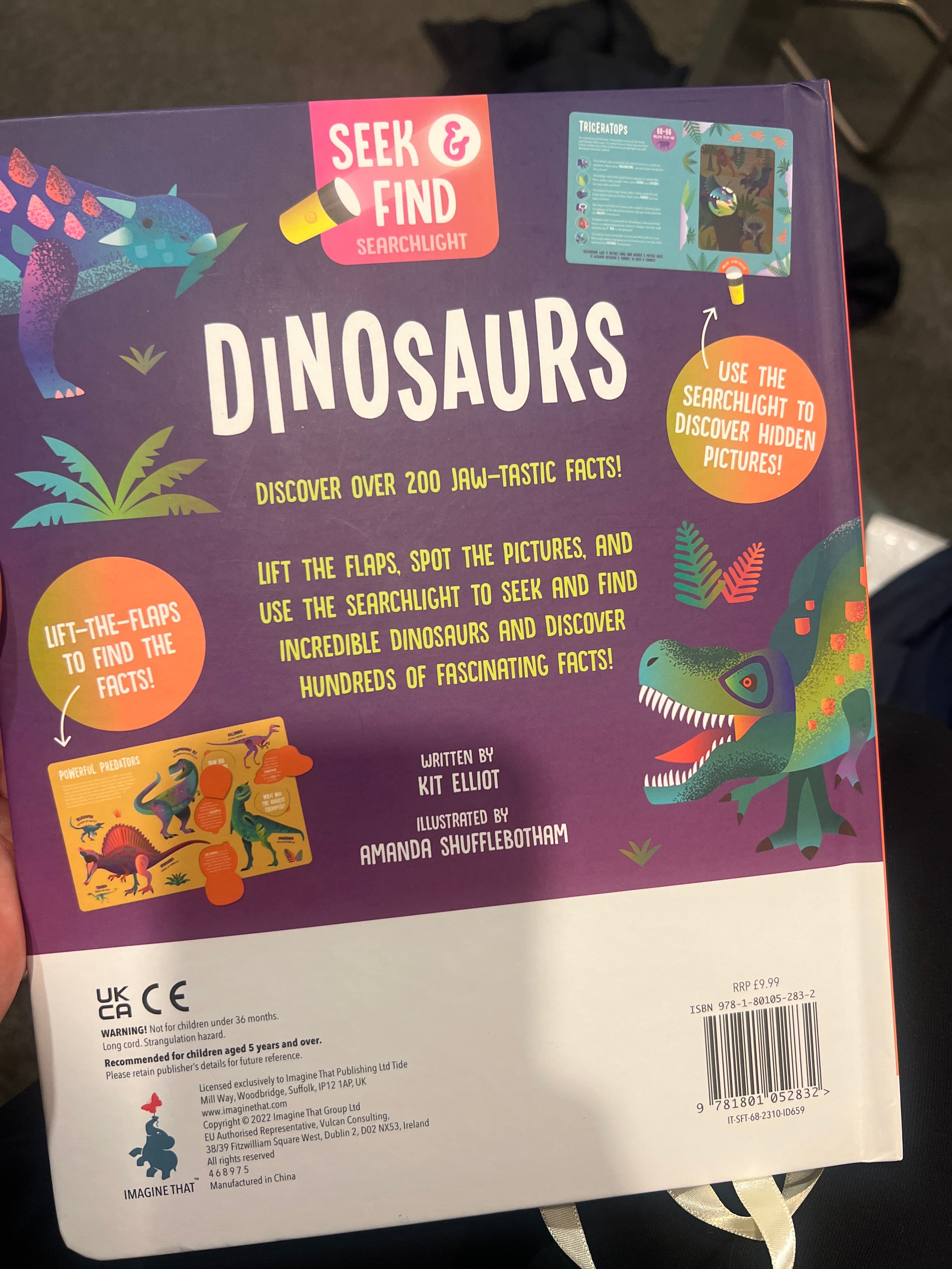 Dinosaurs - Seek and Find Book *new*