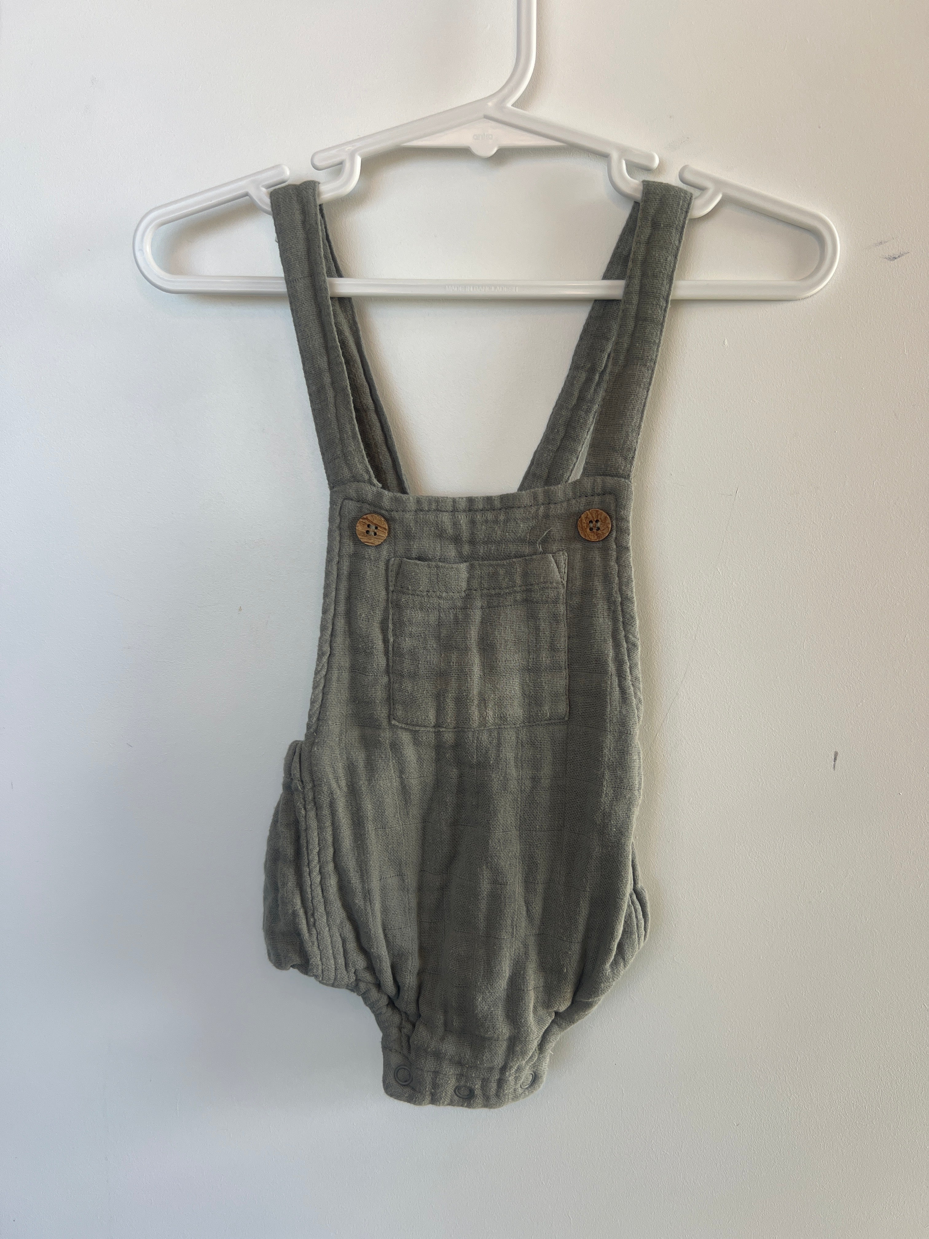 Jamies Kay (3-6m) Sage Romper