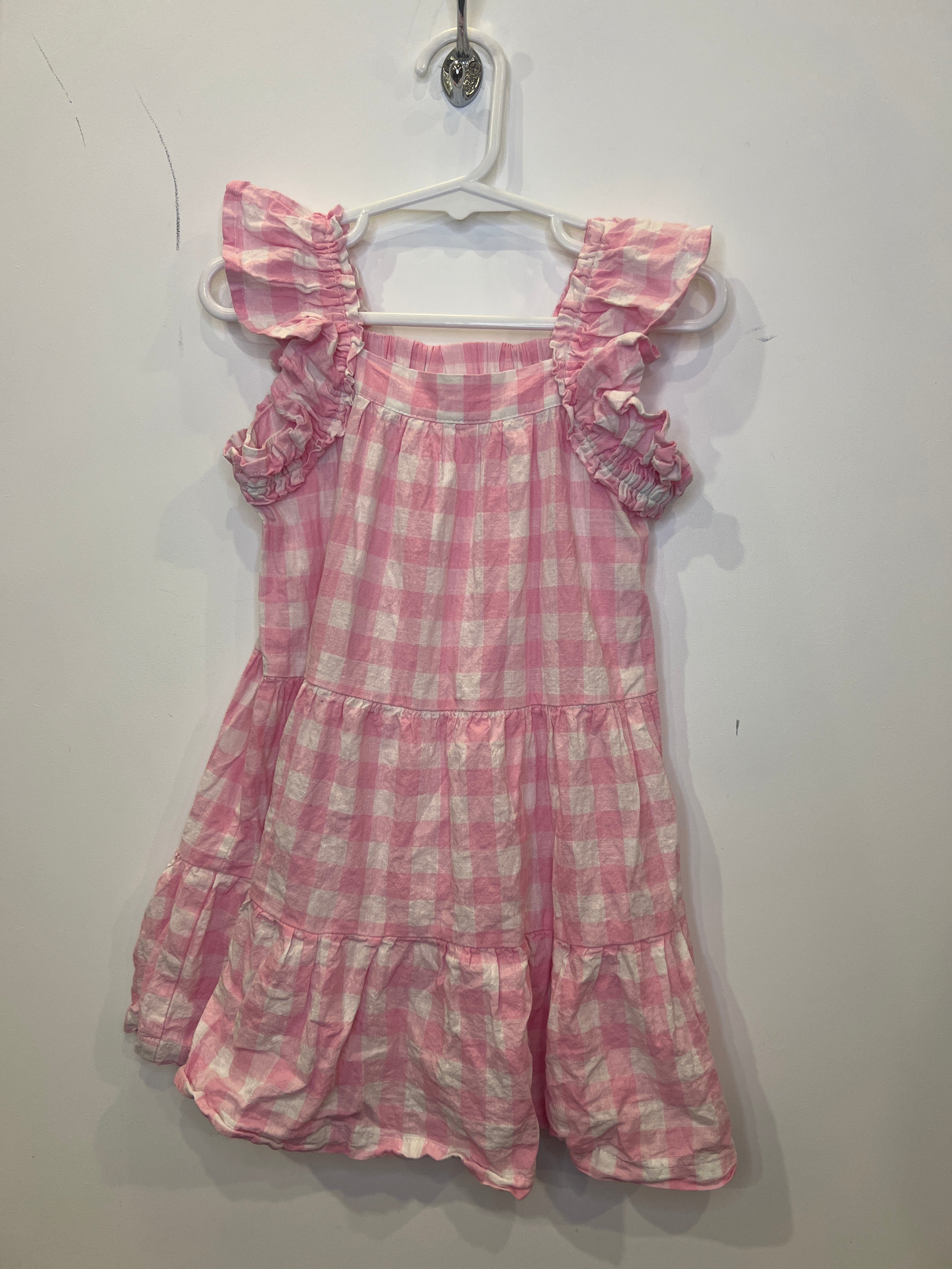 Teeny Weeny (18-24m) Pink and White Checked Dress