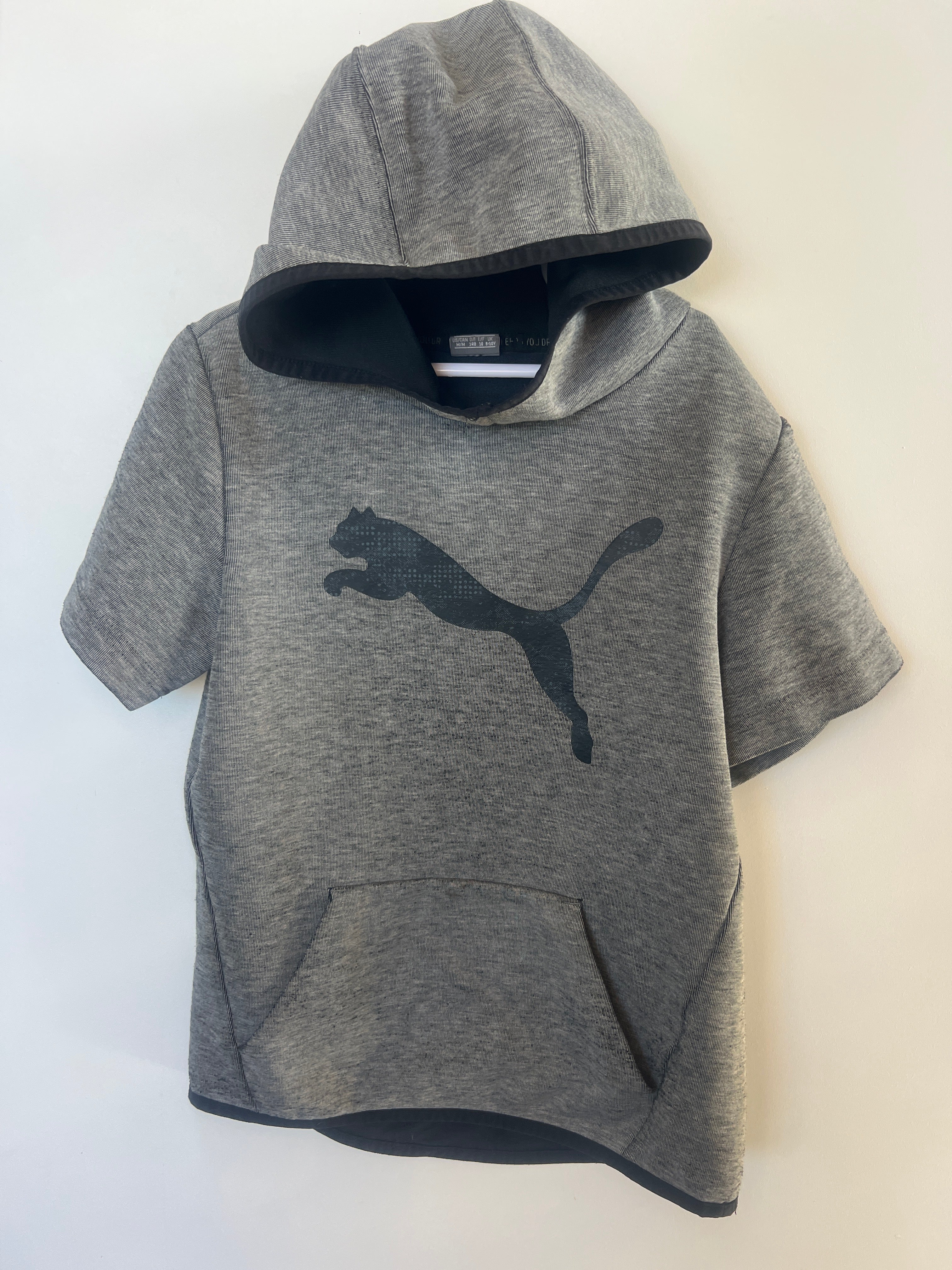 Puma (9-10 years) Short Sleeved Hooded Top