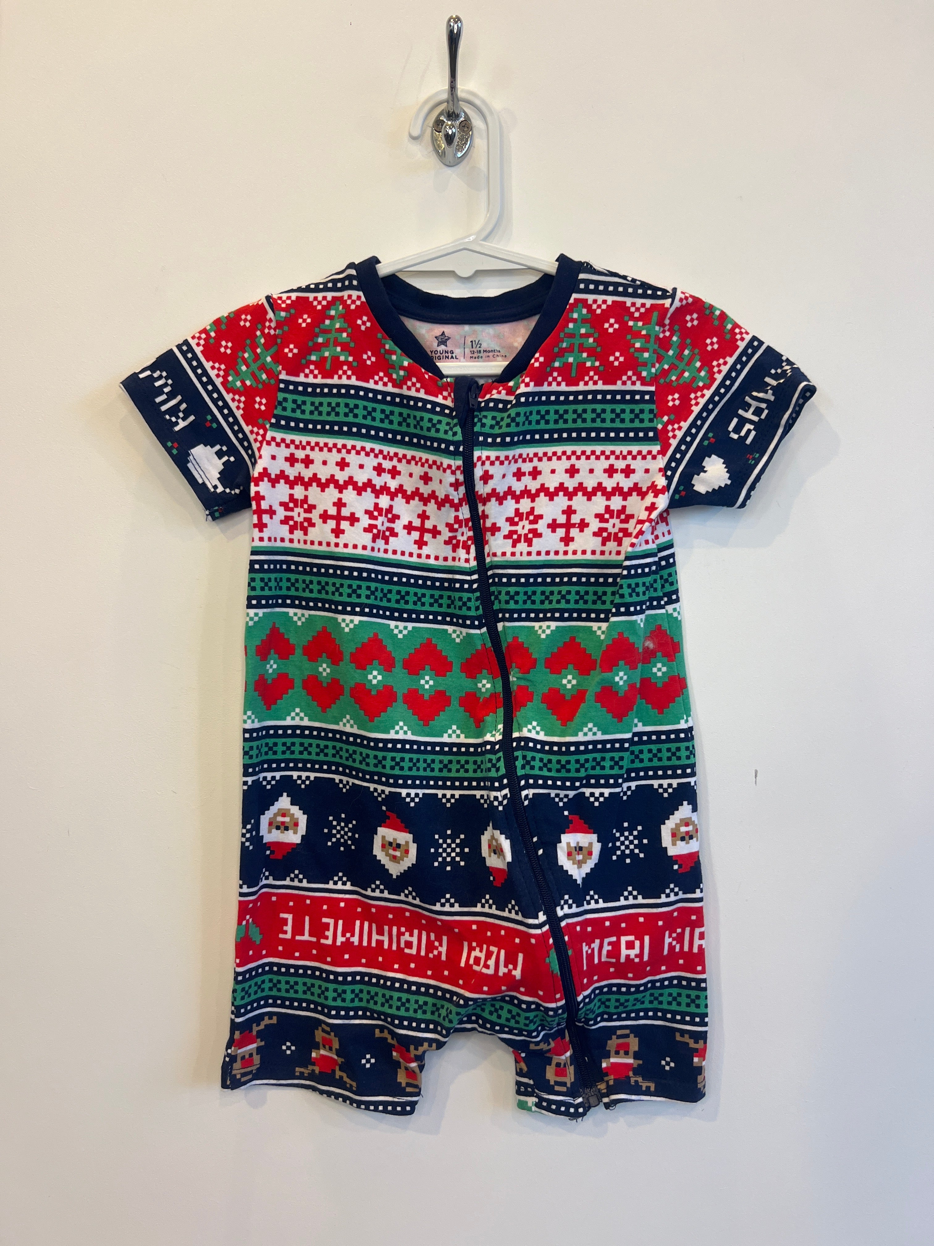 Christmas Romper by Young Original (12-18m)
