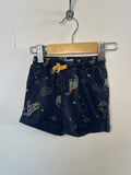 Teeny Weeny (6-12m) Navy Dinosaur Shorts