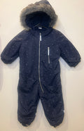 H&M (12-18m) Fleece Lined Padded Snowsuit