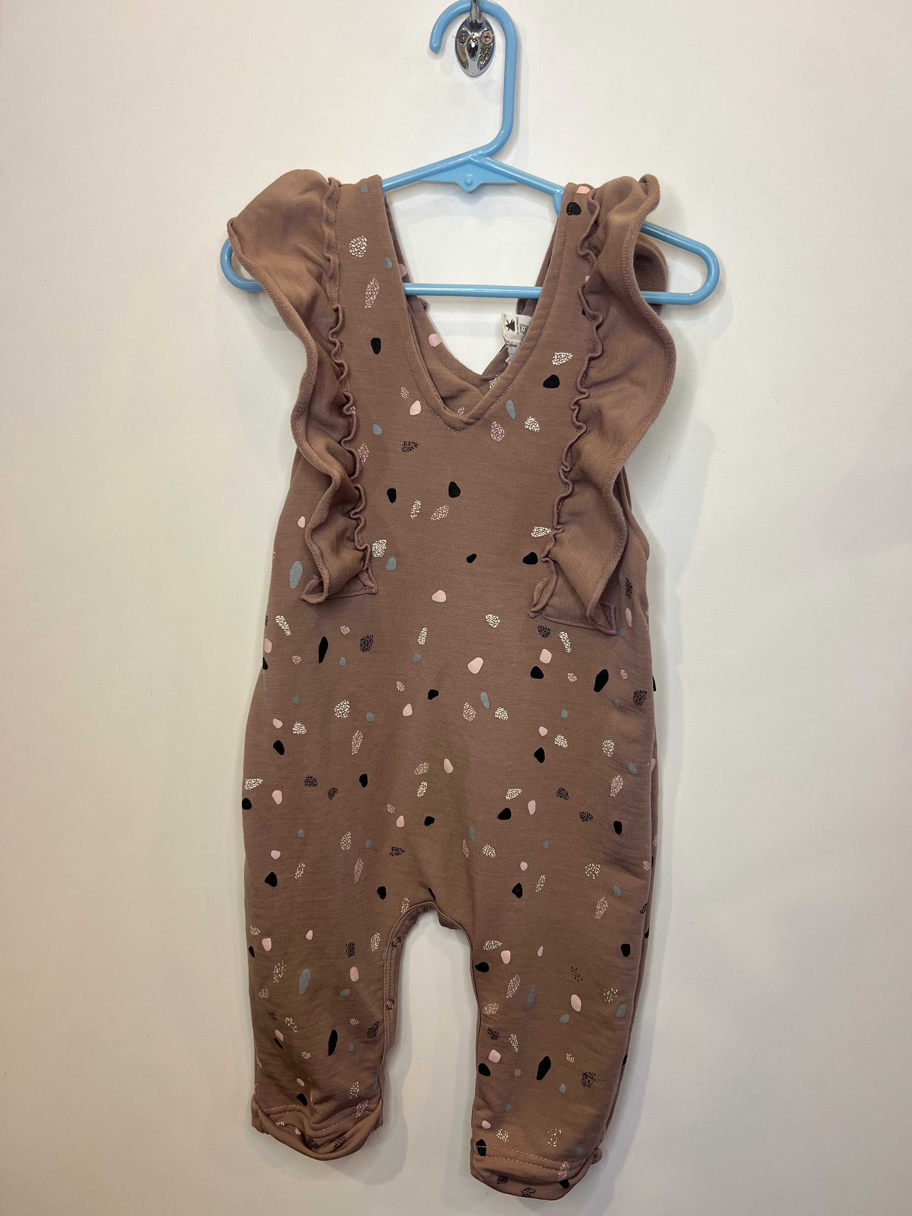 Little Flock of Horrors (12-18m) 100% merino romper