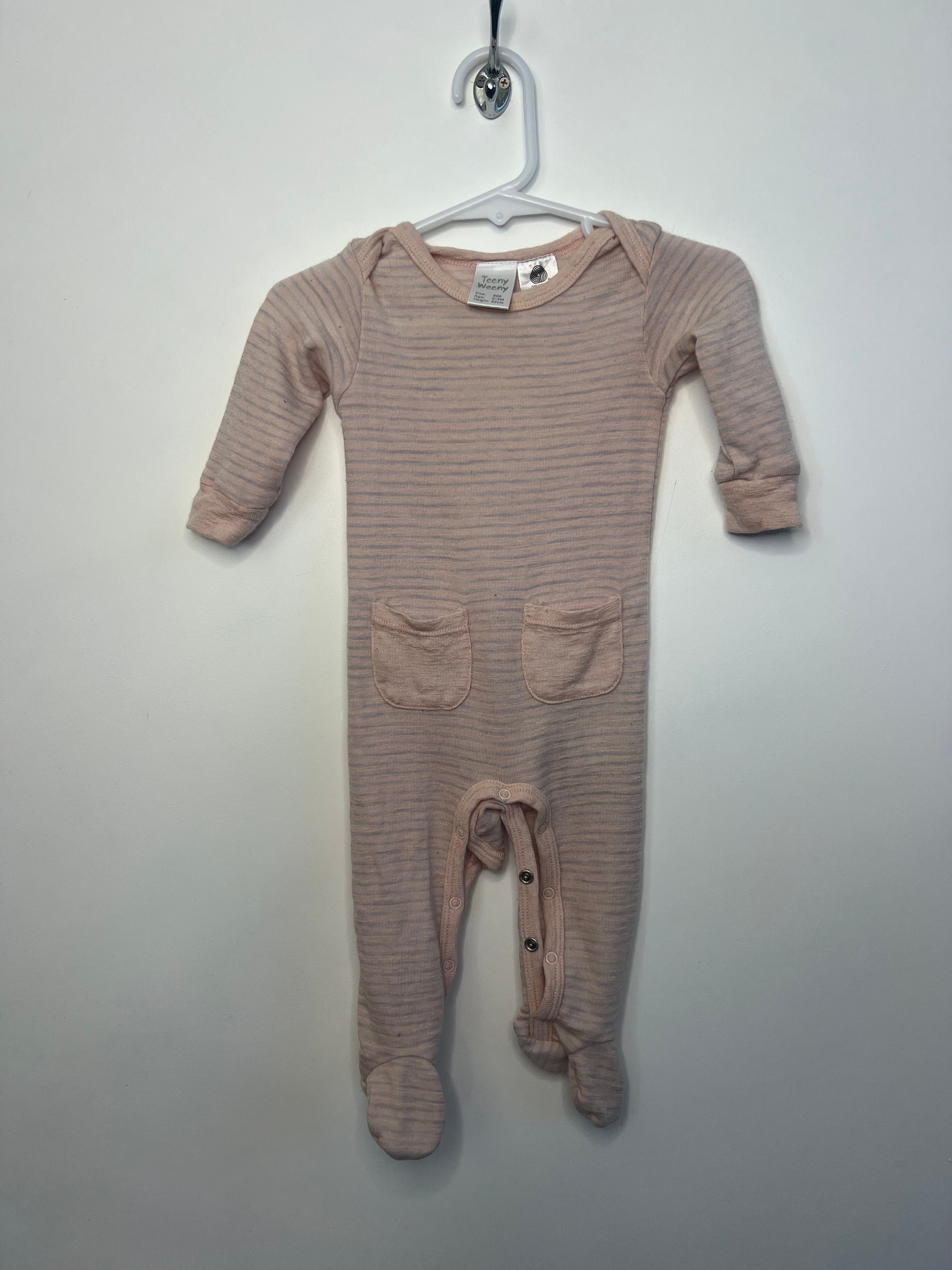 Teeny Weeny (0-3m) Merino Onesie