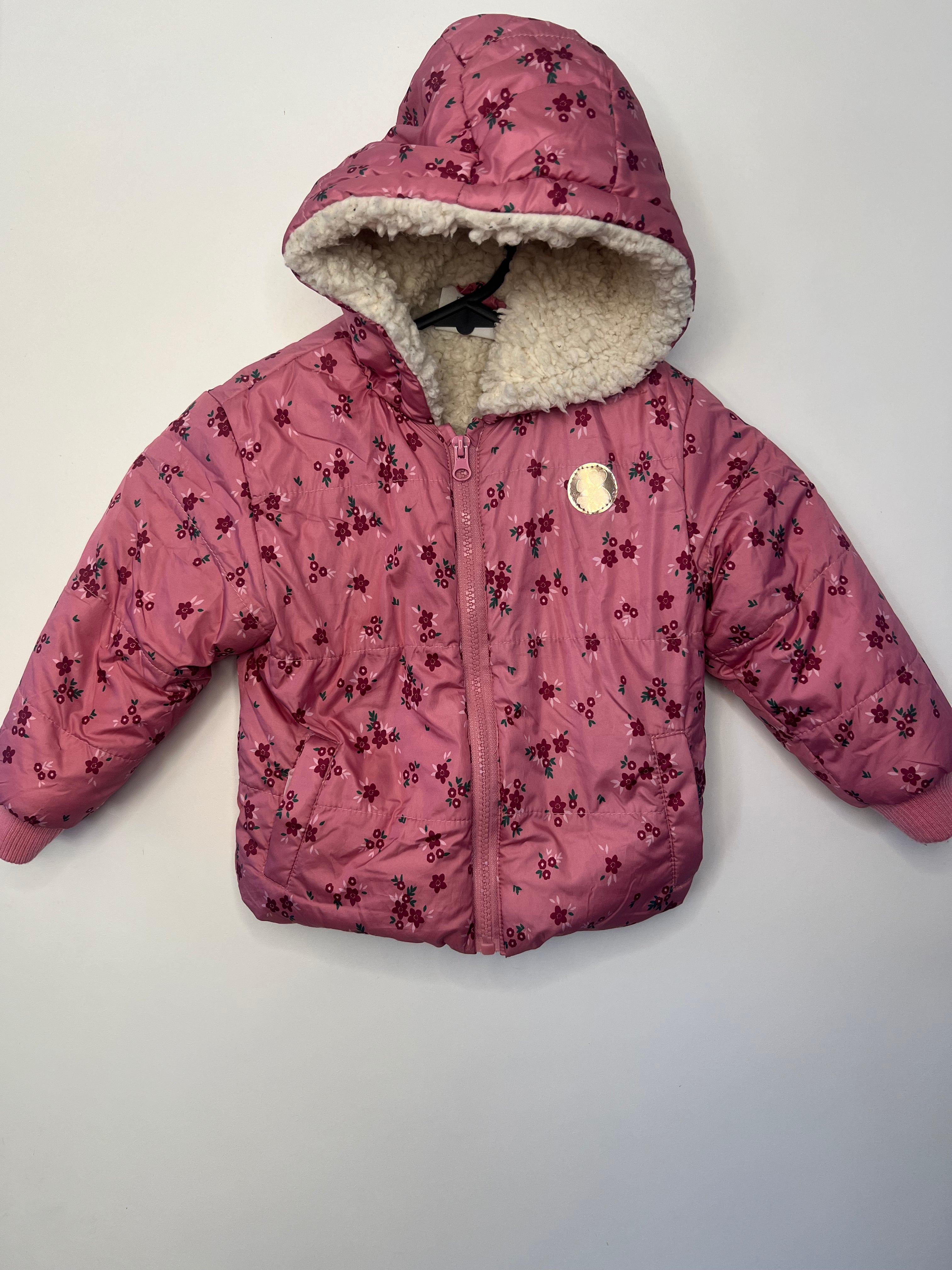 Mini Mango (2 Years) Fleece Lined Puffer Jacket
