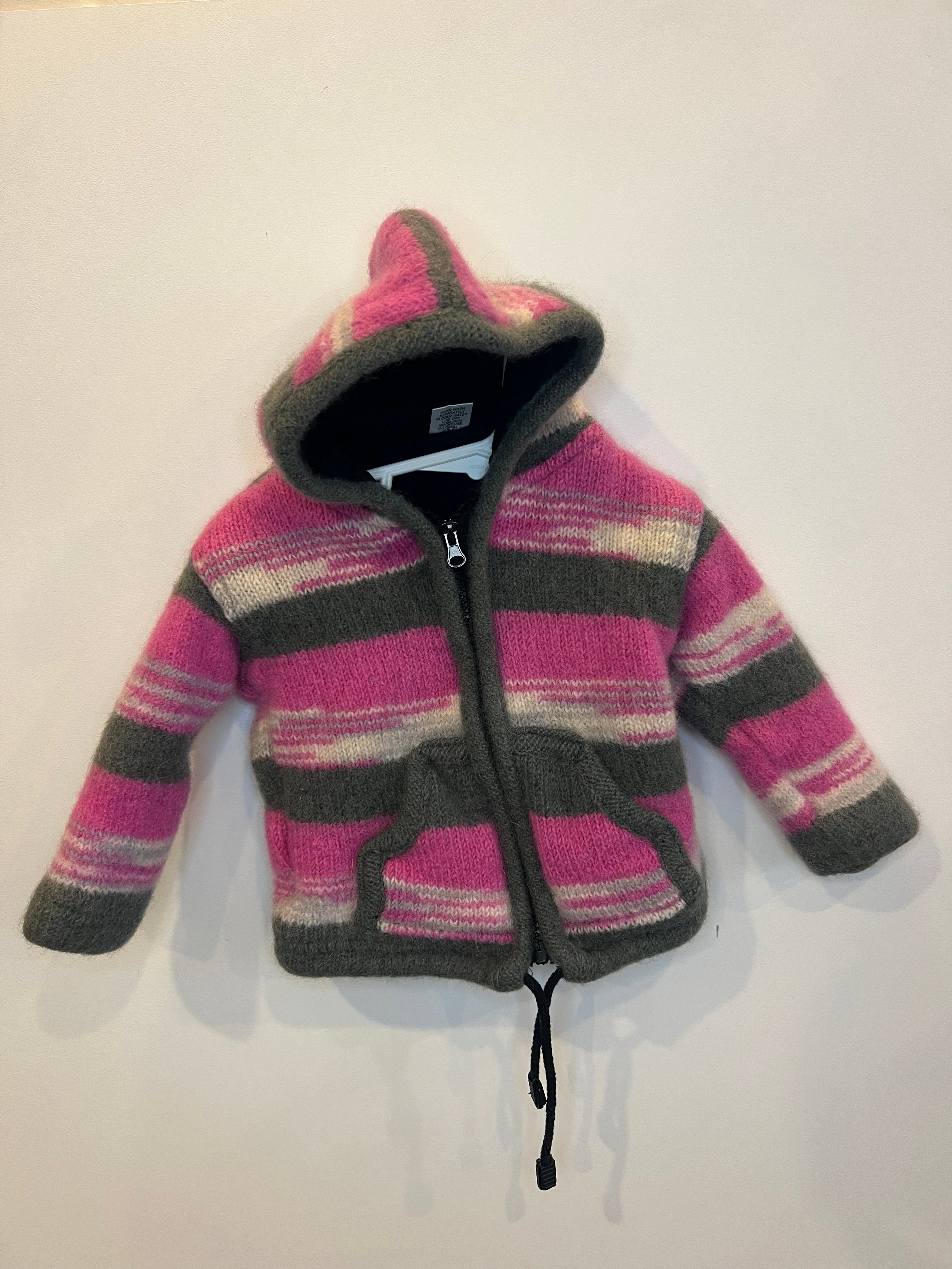 100% wool jacket with fleece lining (6-12m)