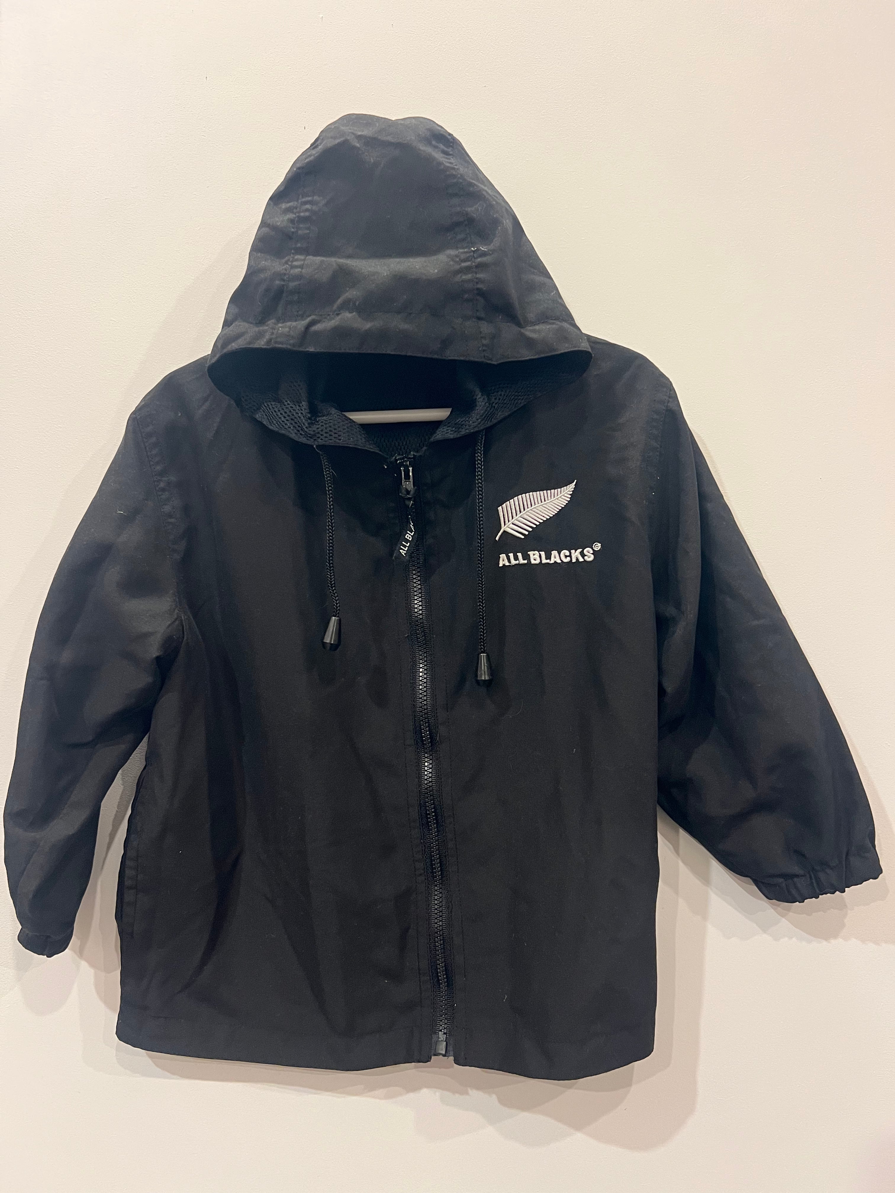 All Blacks Light Weight Jacket (approx 3-4 years)
