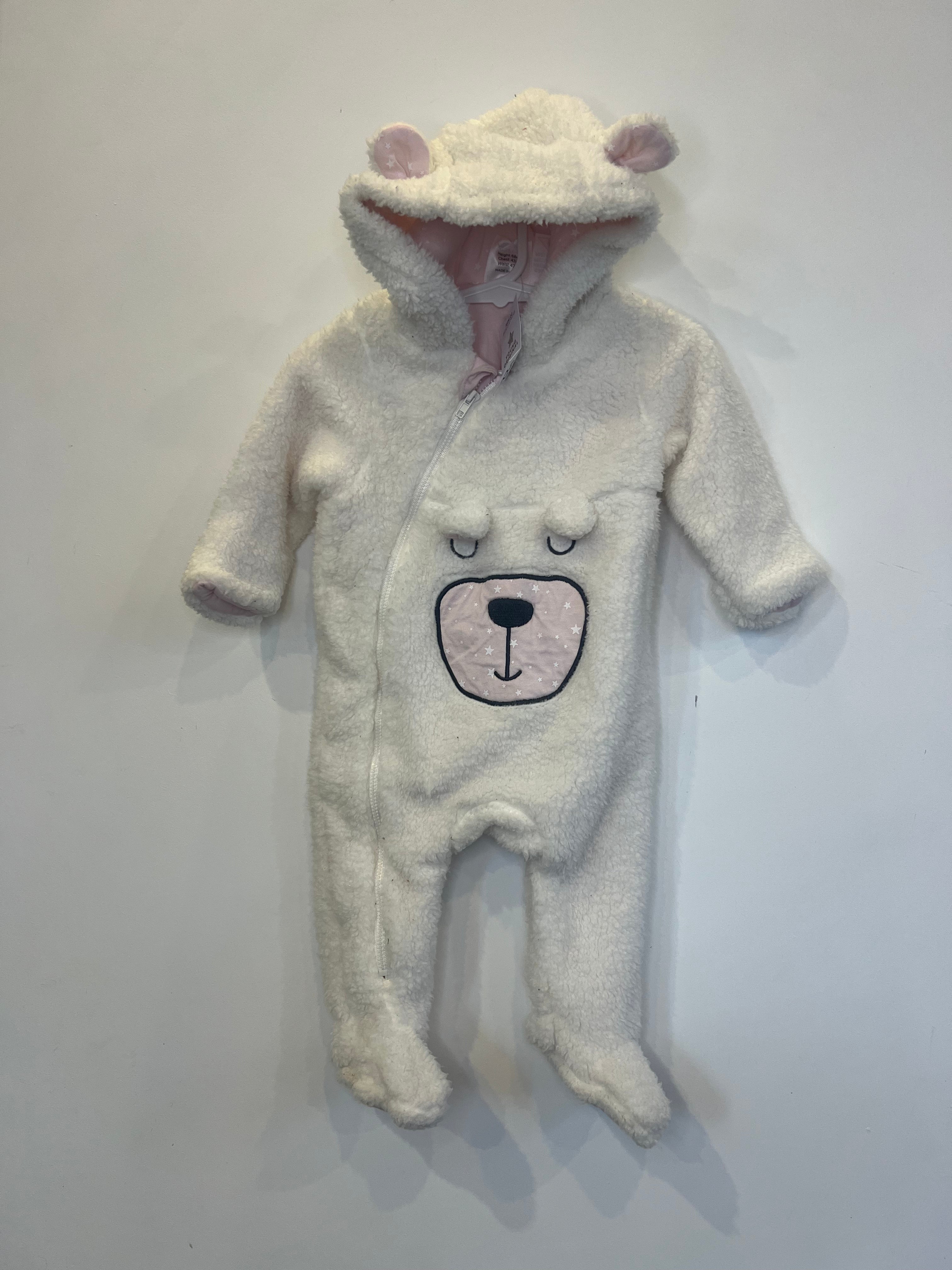 Young Original (3-6m) Hooded/ Fleecy Onesie *new with tags*