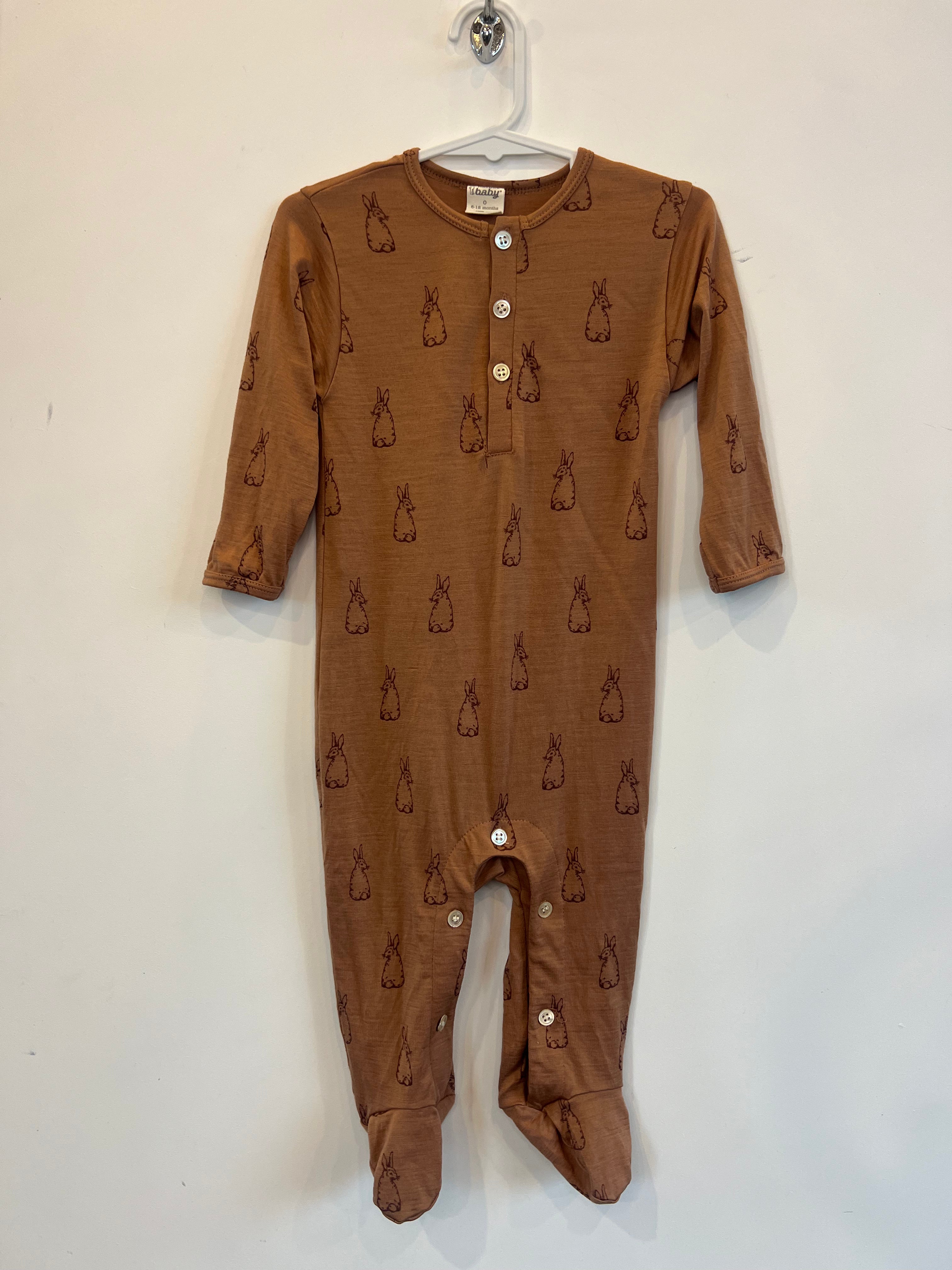 Nature Baby (6-12m) 100% Merino Onesie