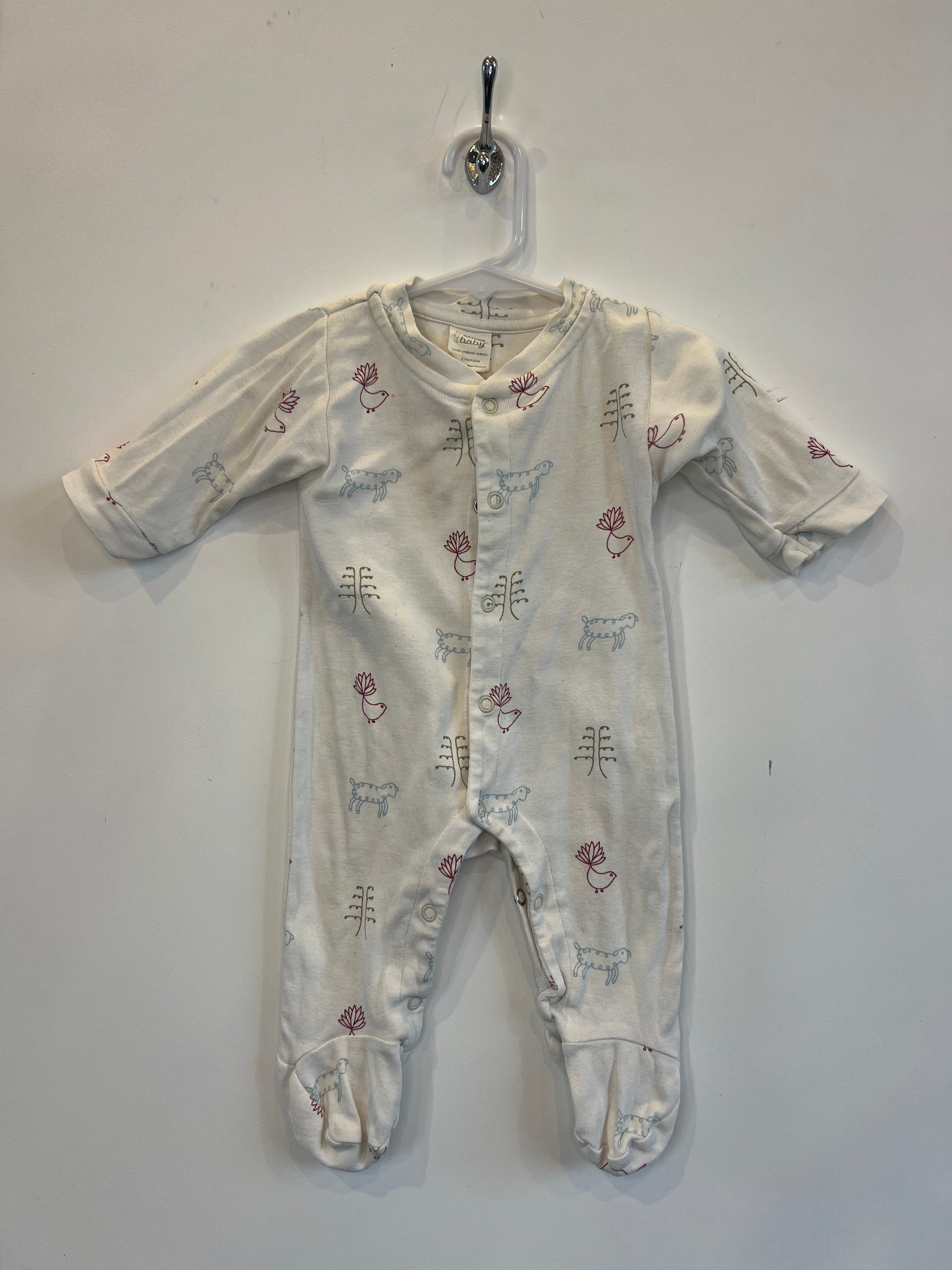 Nature Baby (0-3m) Onesie *100% Organic Cotton*