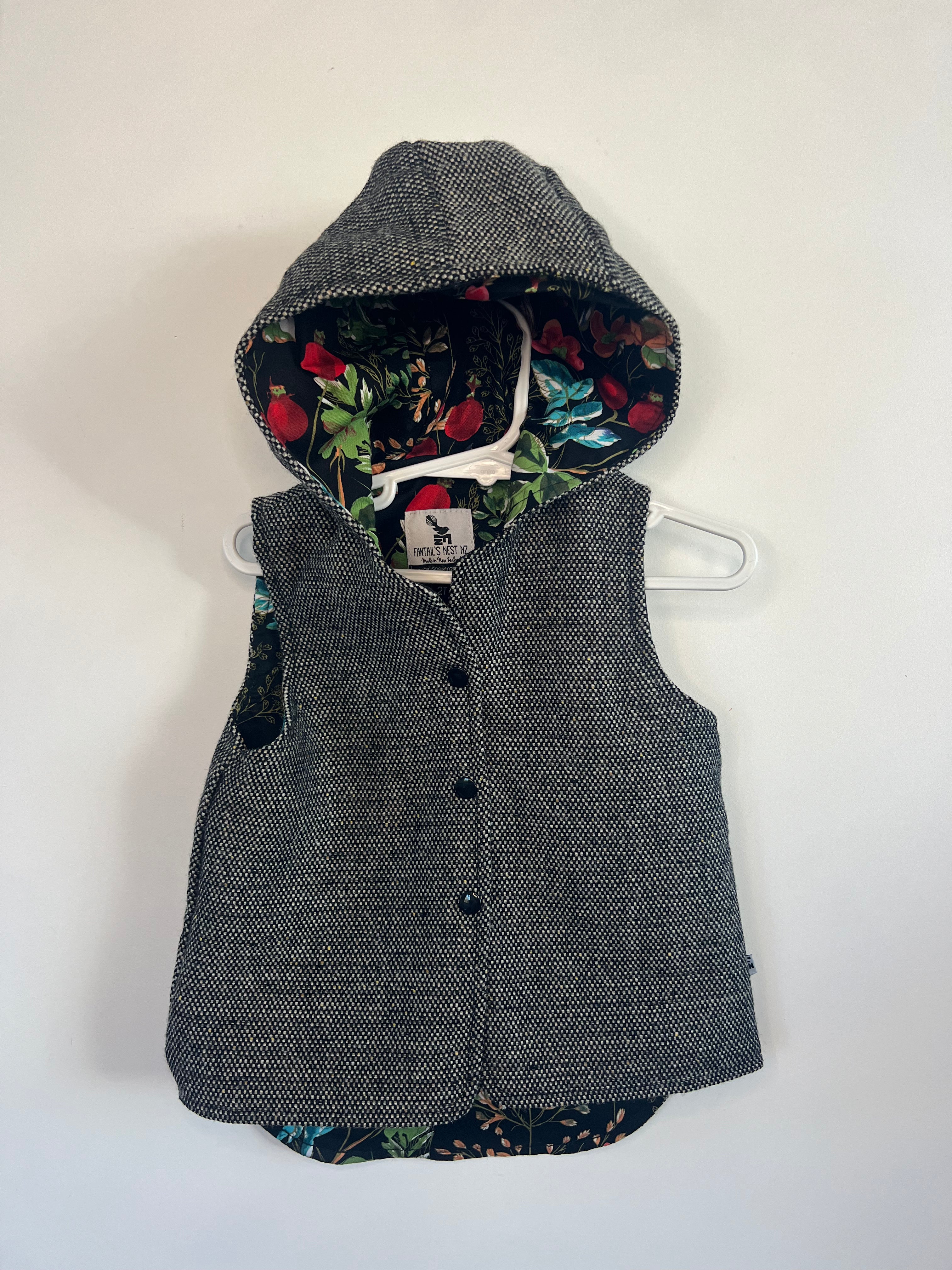 Fantail Vest NZ (2 Years) Reversible Vest