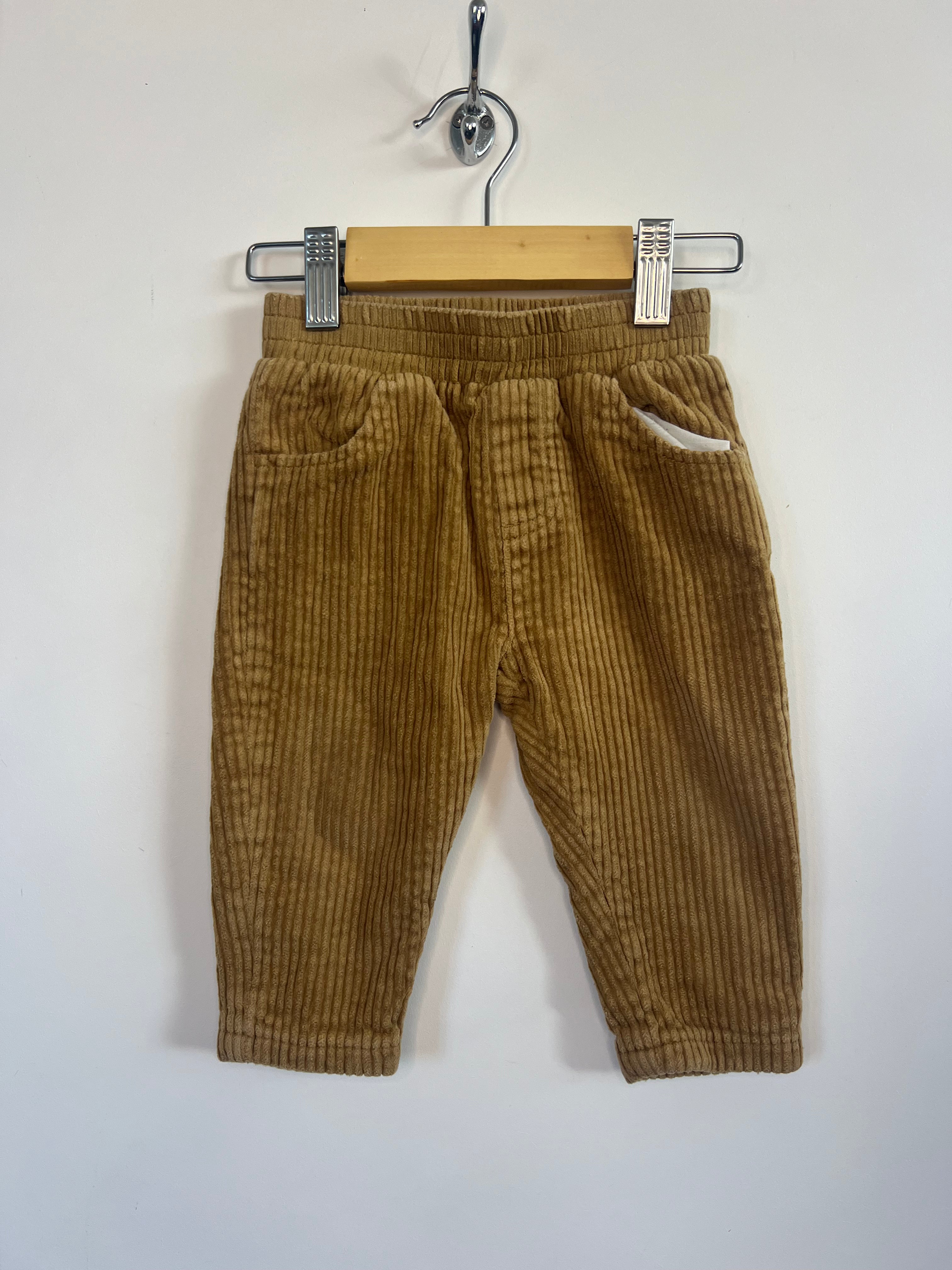 Teeny Weeny (6-12m) Tan 100% Cotton Cord Pants