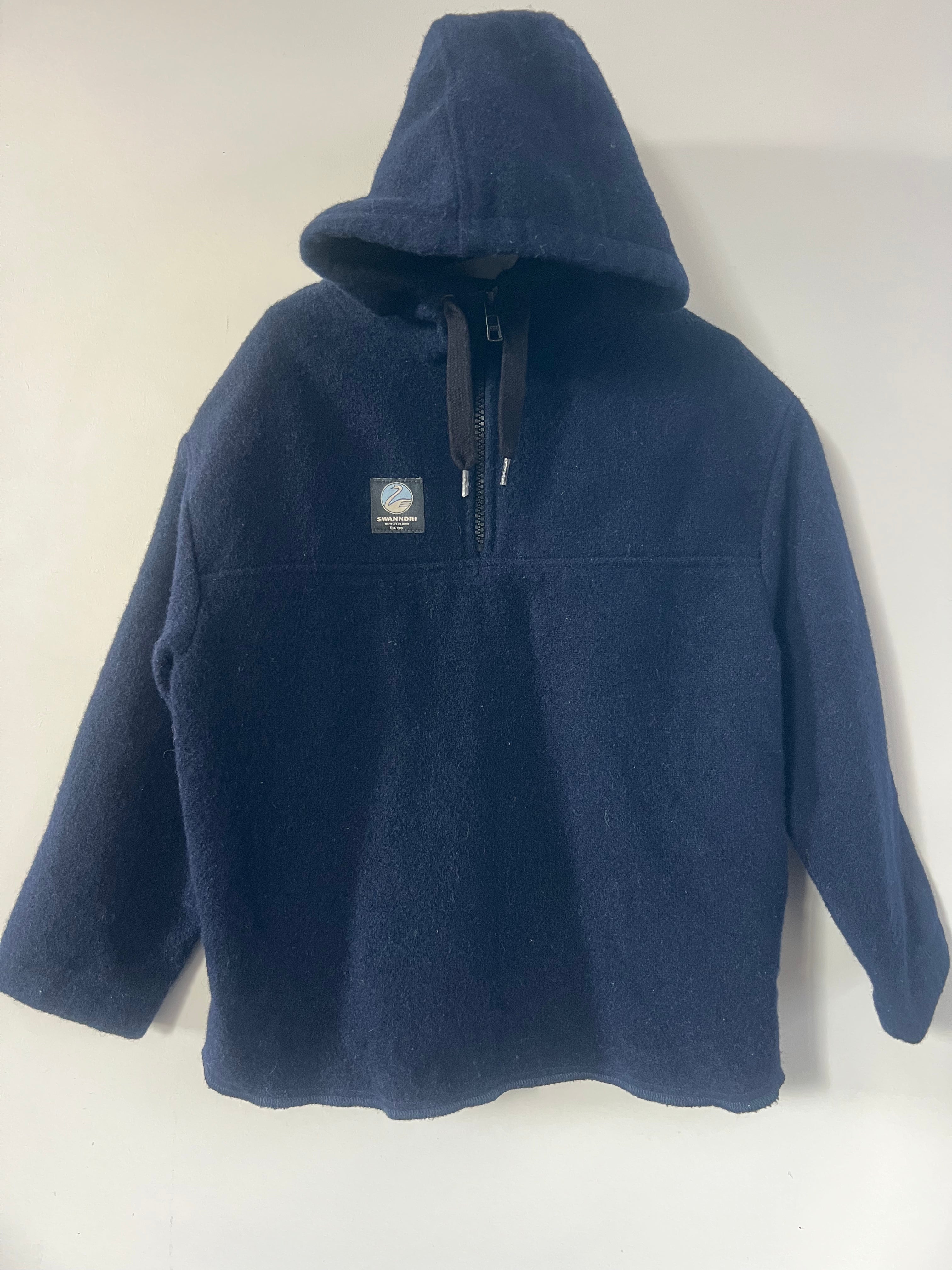 Swanndri (Size 2) Navy 100% Wool