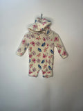 Little Beginnings (0-3months) fleece onesie/ pramsuit