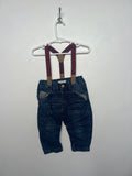 Pumpkin Patch (3-6months) Jeans with Suspenders