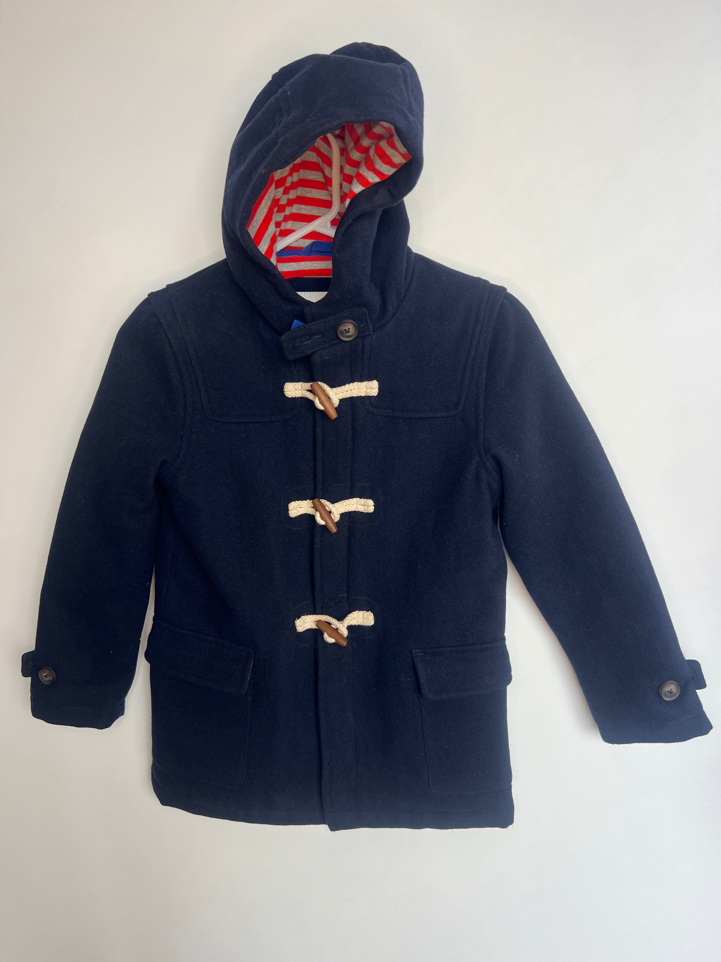 Mini Boden (7-8 years) Wool Blend Coat