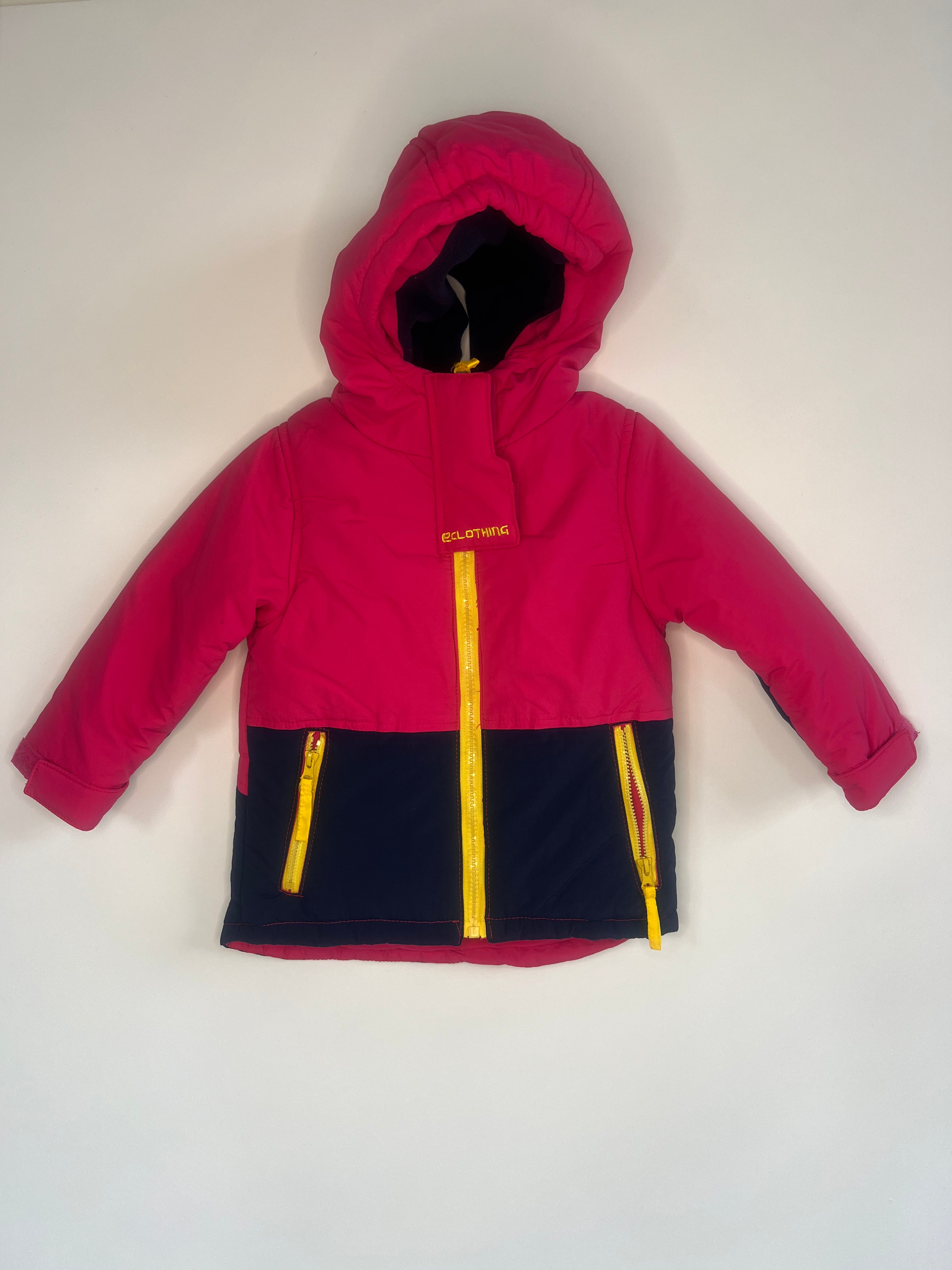 EClothing (12-18 months) Fleece Lined Snow Jacket