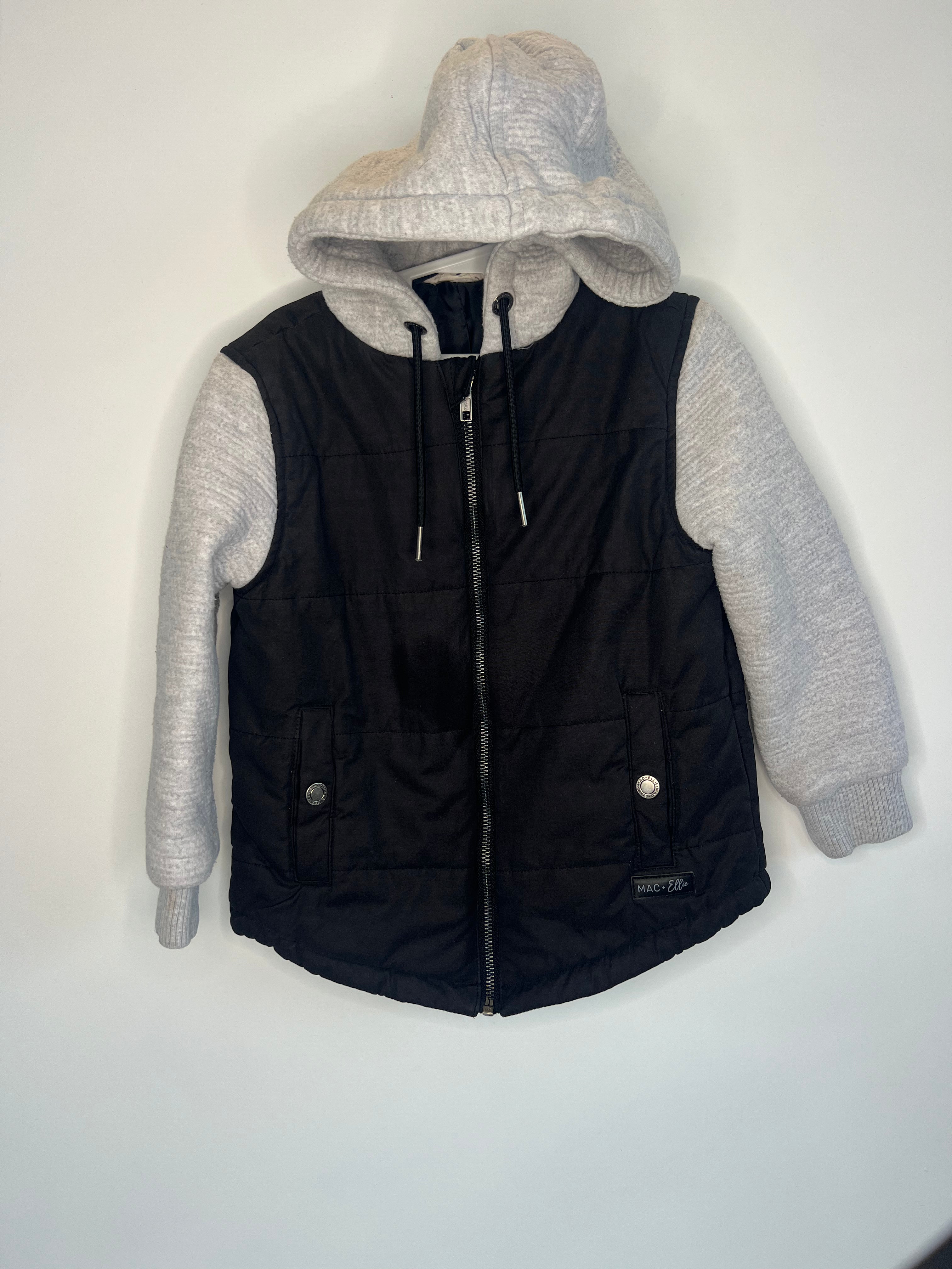 Mac & Ellie (5 years) Knit Woven Puffer Jacket