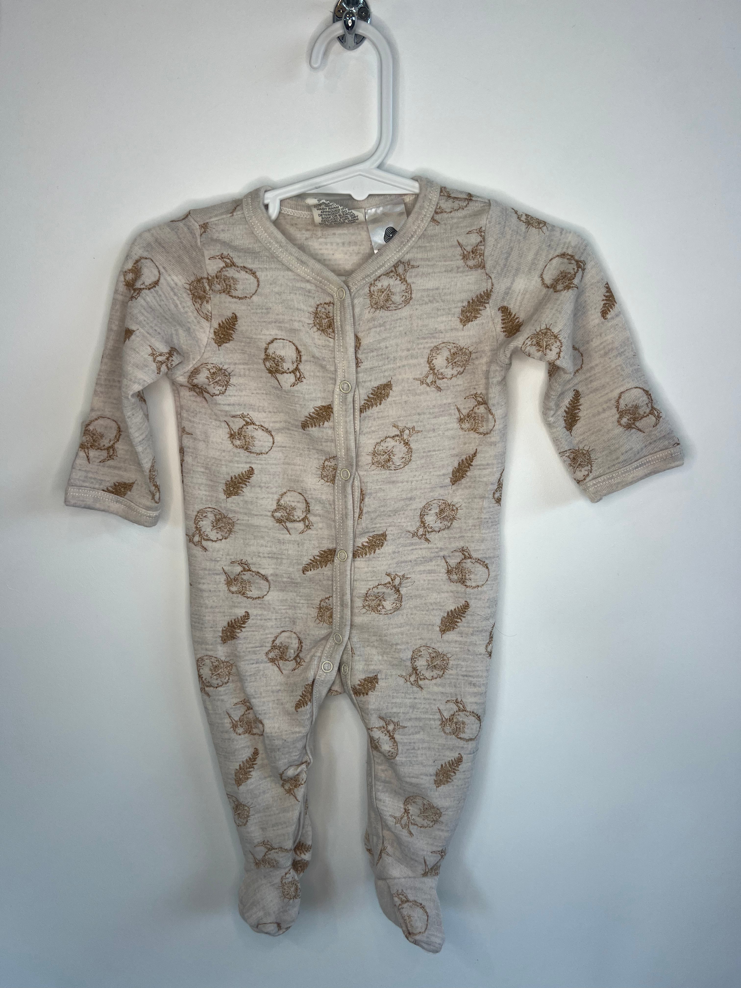 Baby Baby (0-3m) Merino Onesie