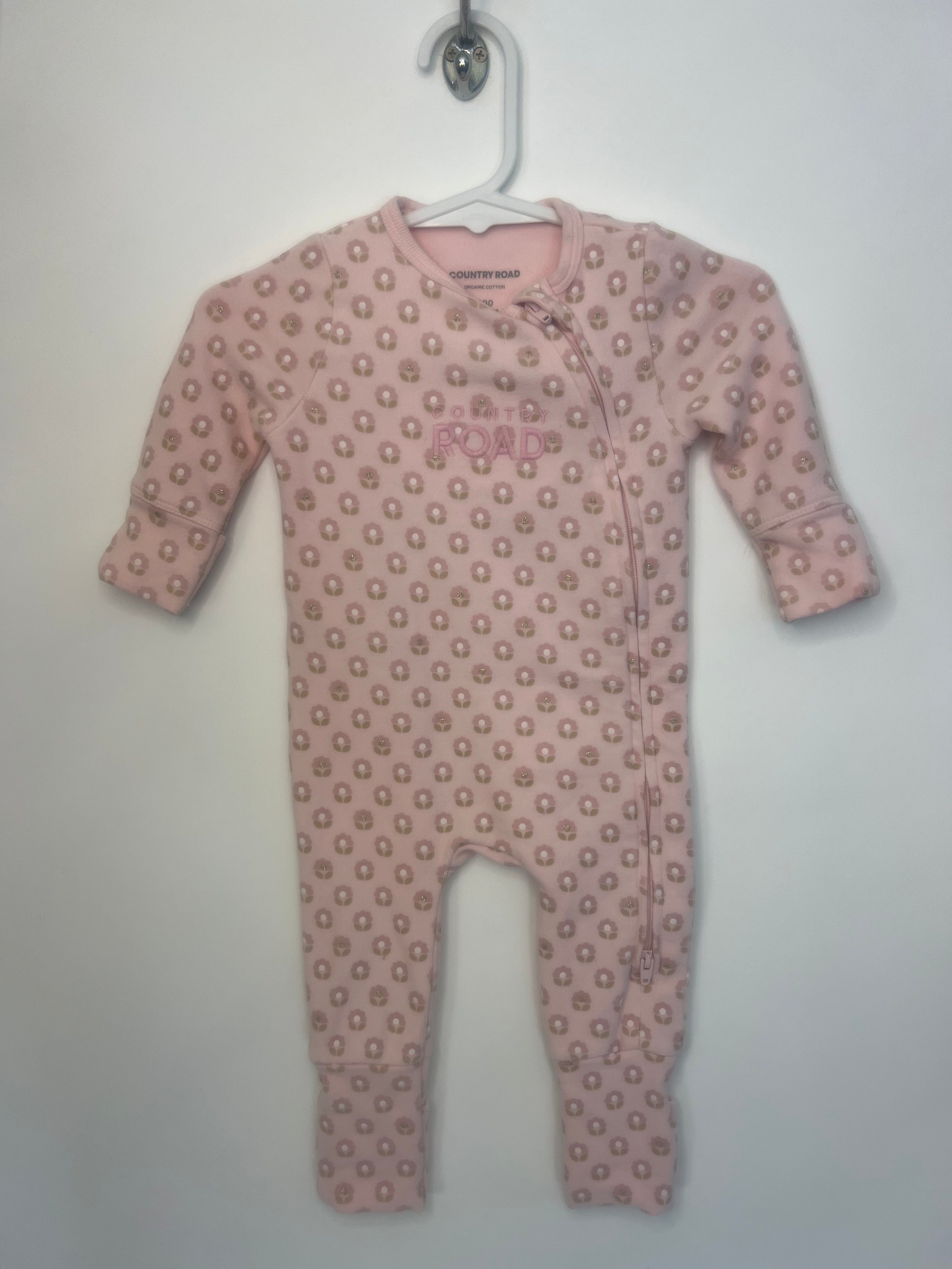 Country Road (0-3months) Organic Cotton Onesie