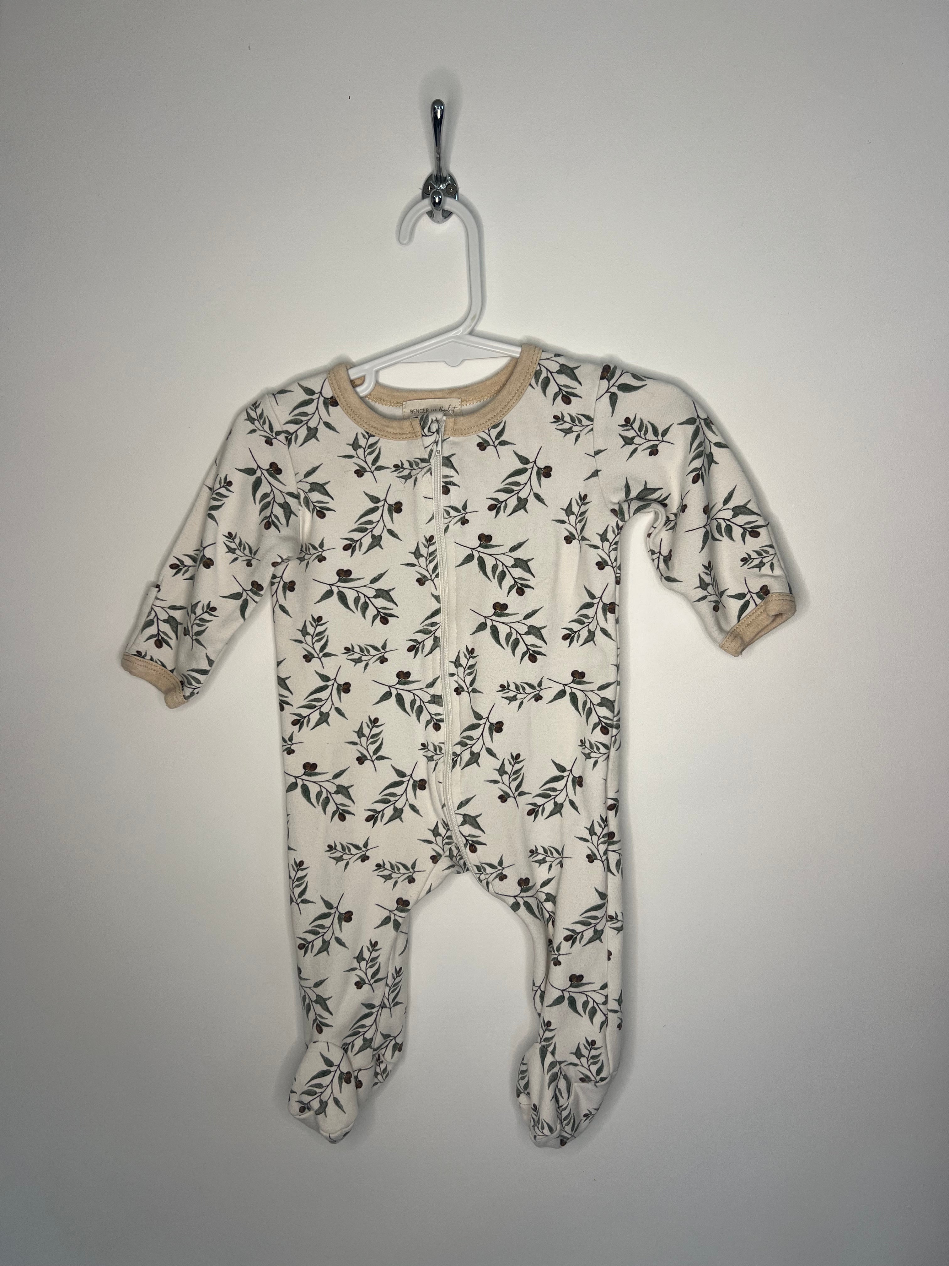 Bencer & Hazelnut (0-3m) Onesie