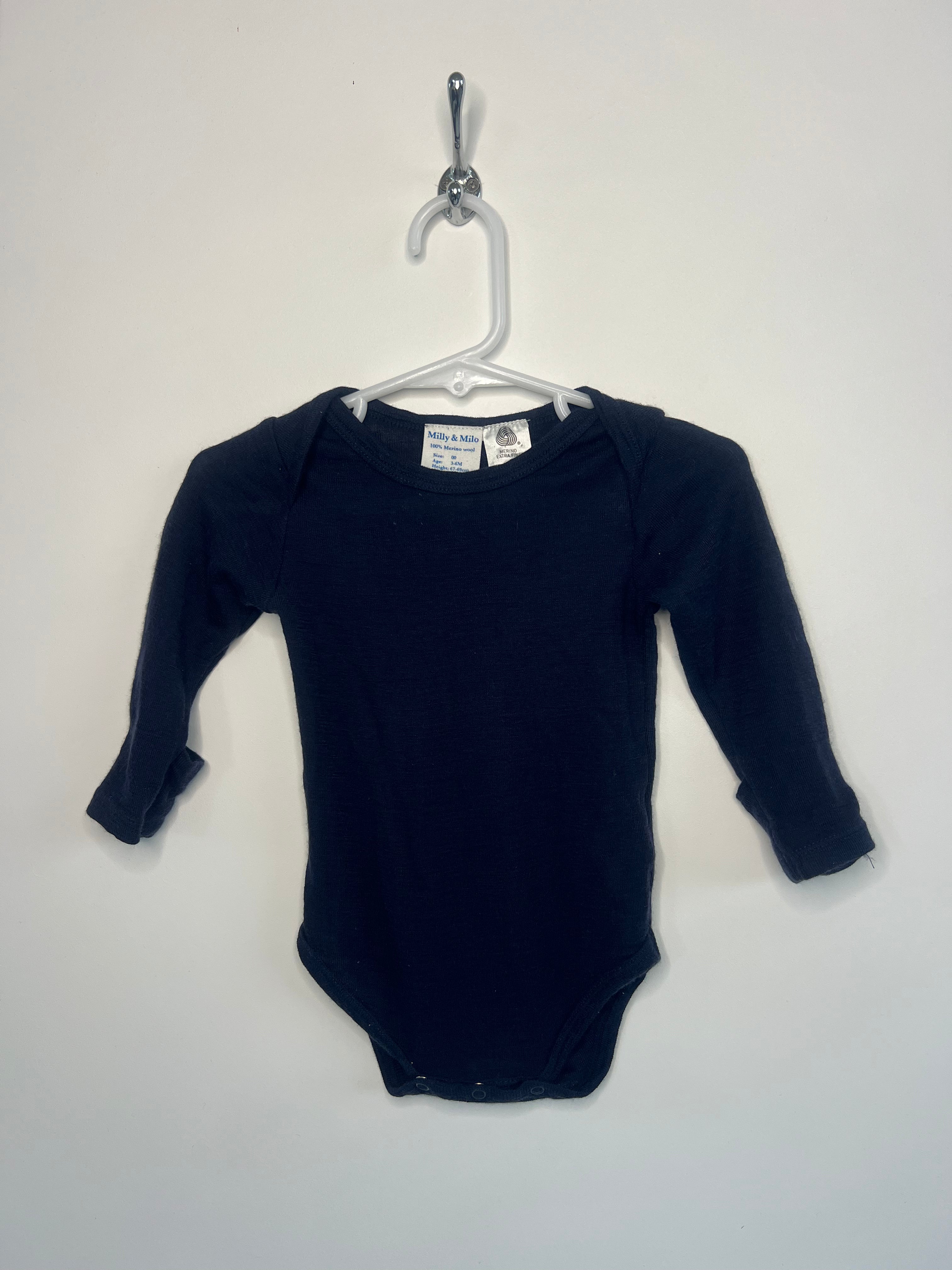 Milly & Milo (3-6m) Merino Bodysuit