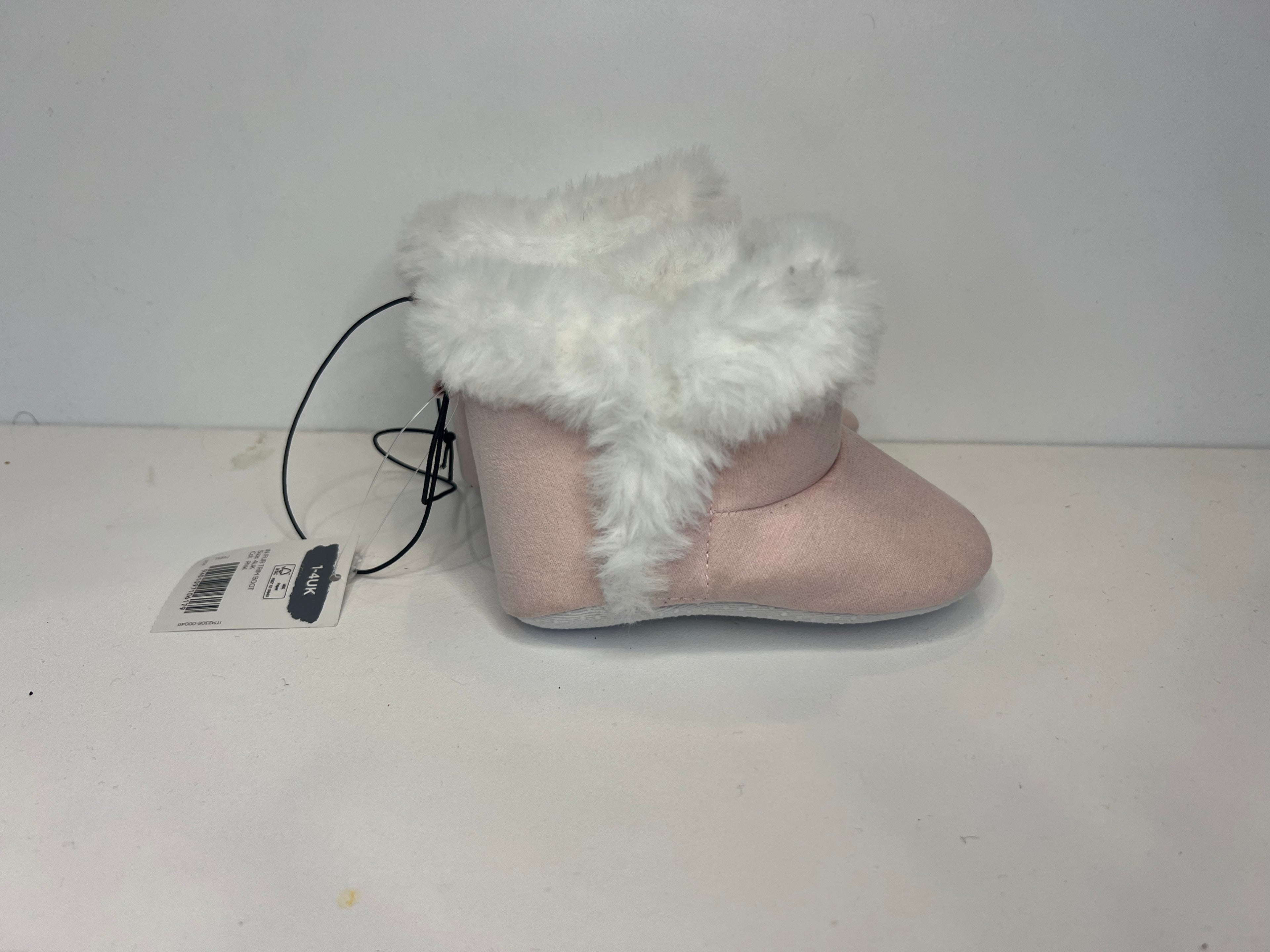 Young Original (1-4UK) Fur Trim Boots BNWT