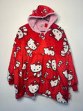 Hello Kitty (4-8 years) Oversized Hoodie/ Loungewear
