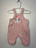 Pumpkin Patch (0-3m) Pink Overalls