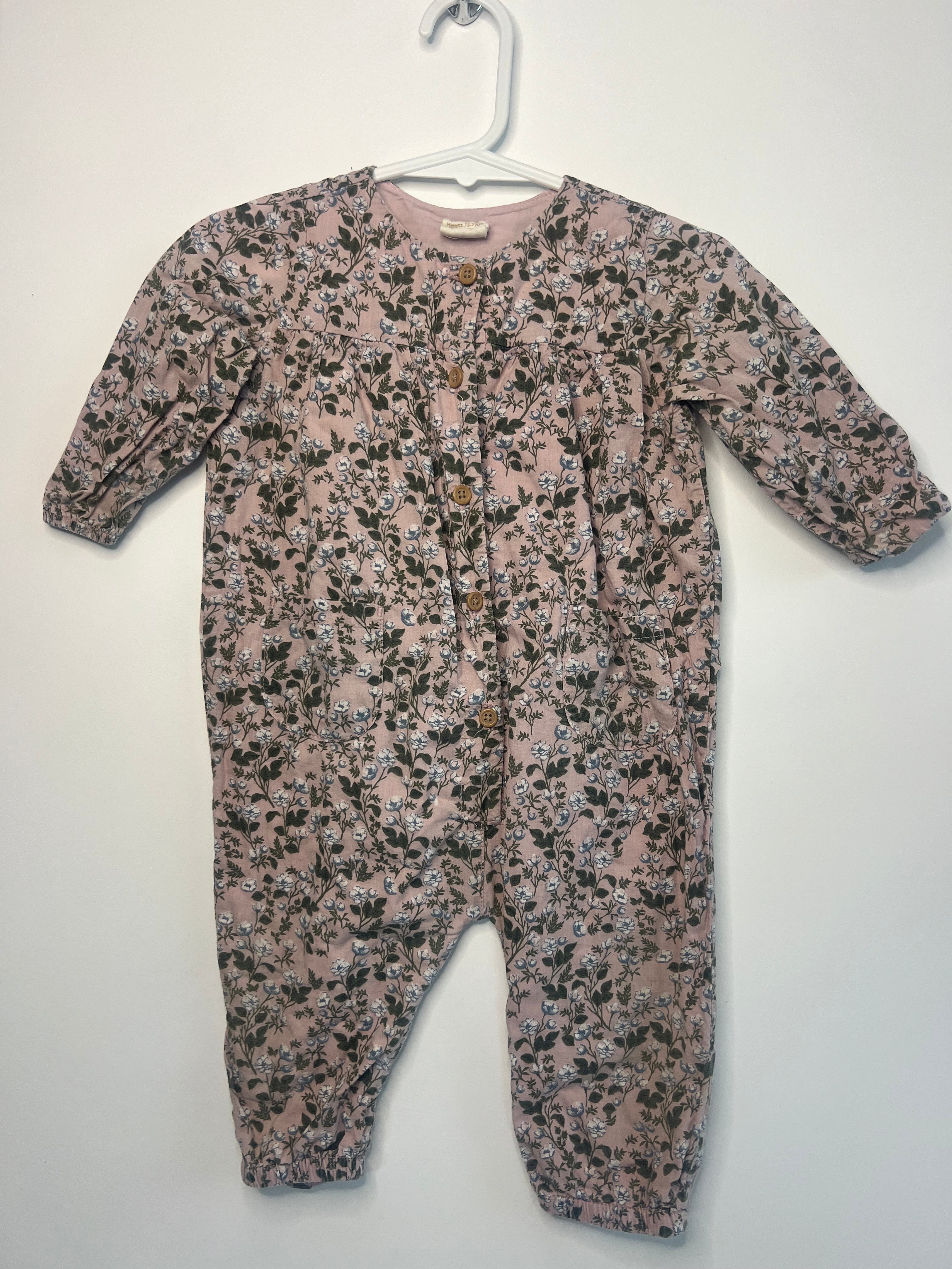 Milly & Milo (6-12m) cotton romper