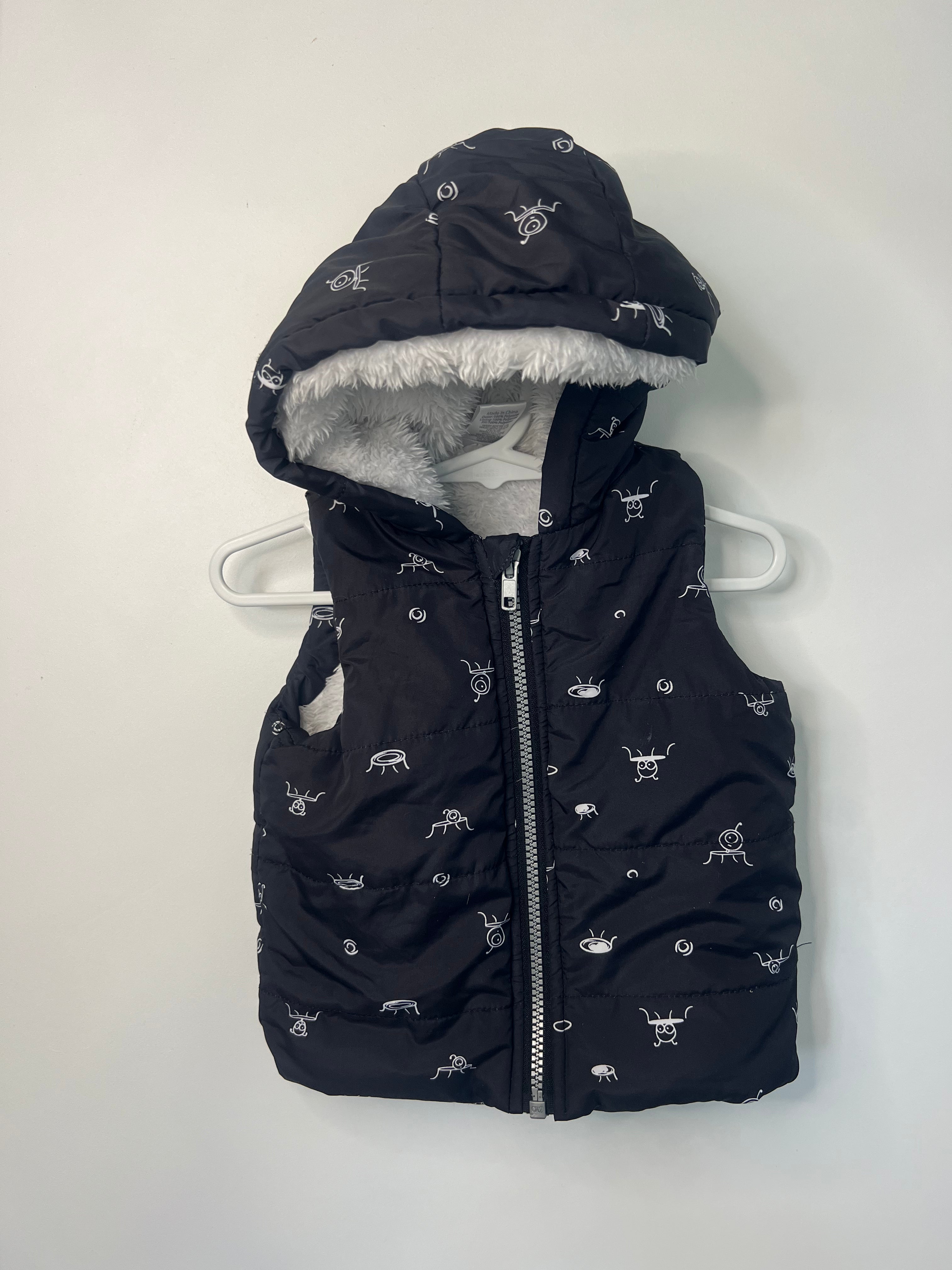 Teeny Weeny (6-12m) Fleece Lined Puffer Vest