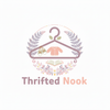 Thrifted Nook Logo - Soft Pastels with Less Green